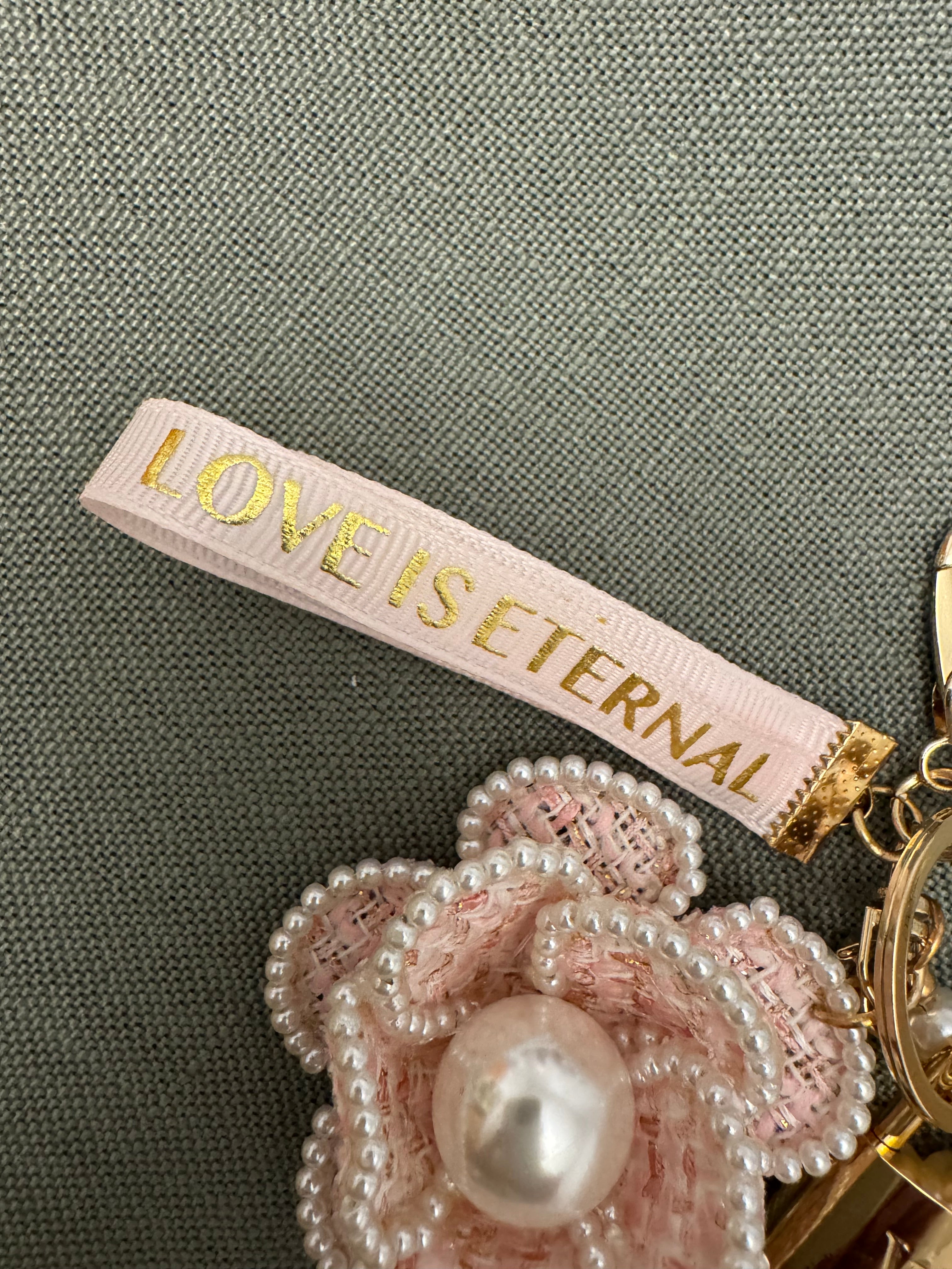 Pearl & Lock Bag Charm