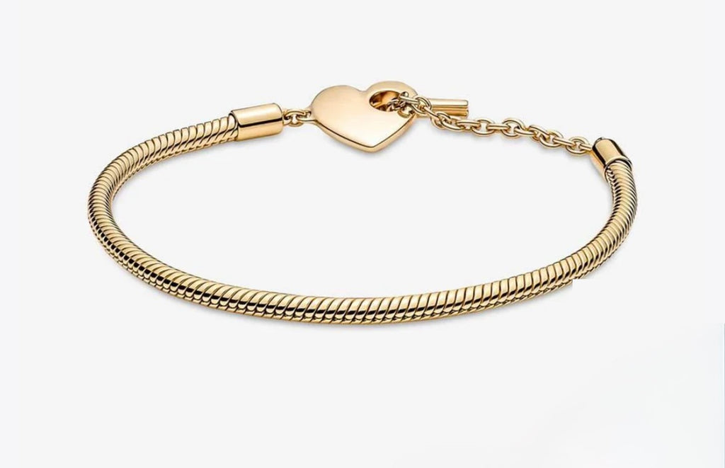 Heart T-Bar Bracelet