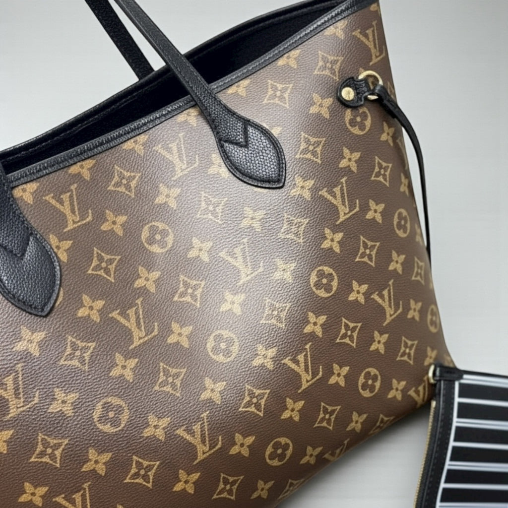 Monogramed Double Handle Bag