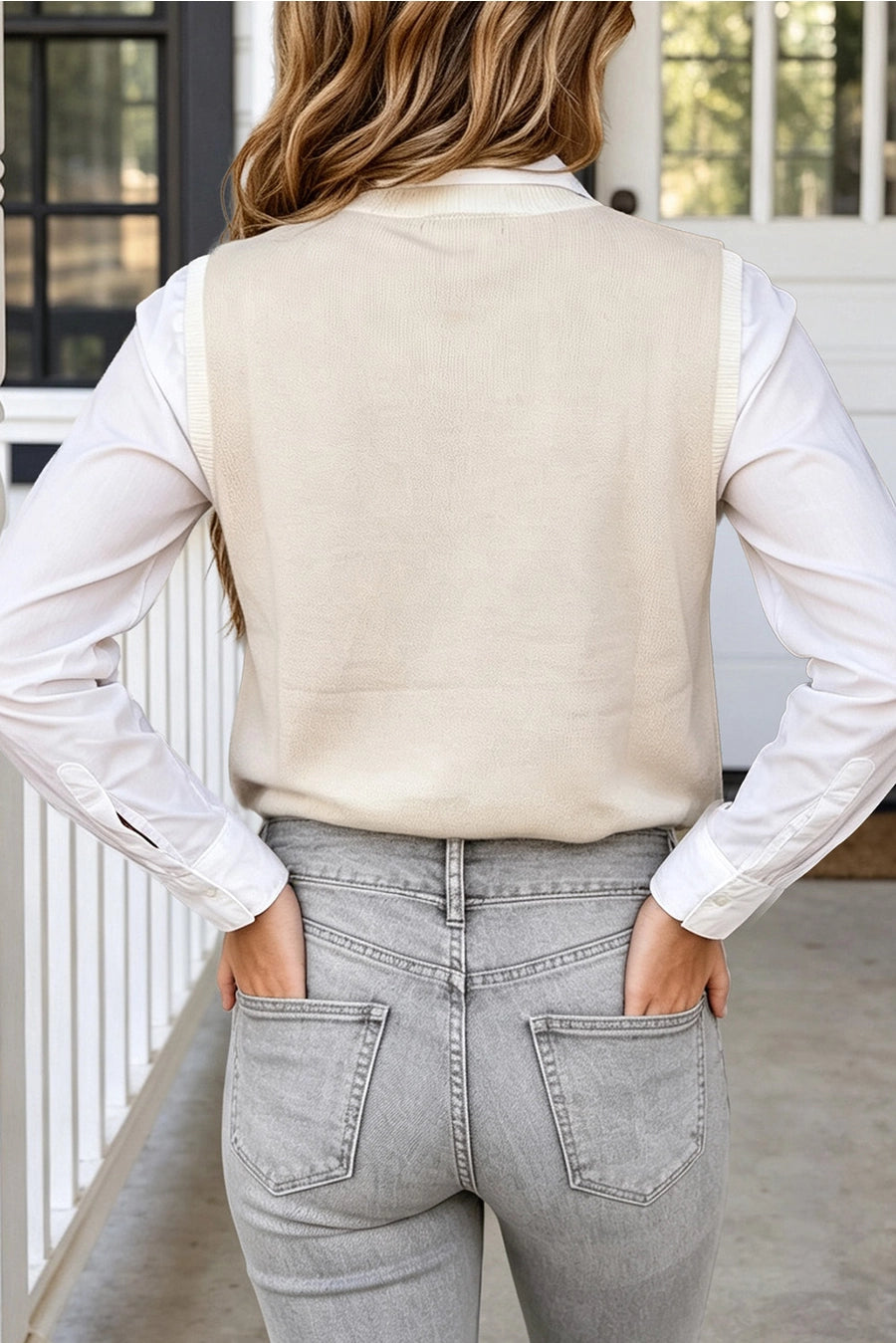 Western Rodeo Sweater Vest