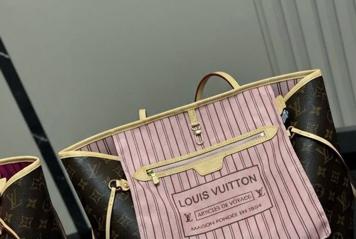 Monogramed Double Handle Bag
