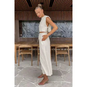 Phoebe 2-Piece Linen Set