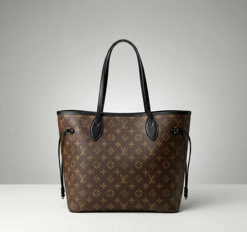 Monogramed Double Handle Bag