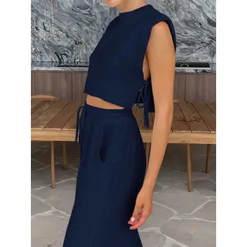 Phoebe 2-Piece Linen Set
