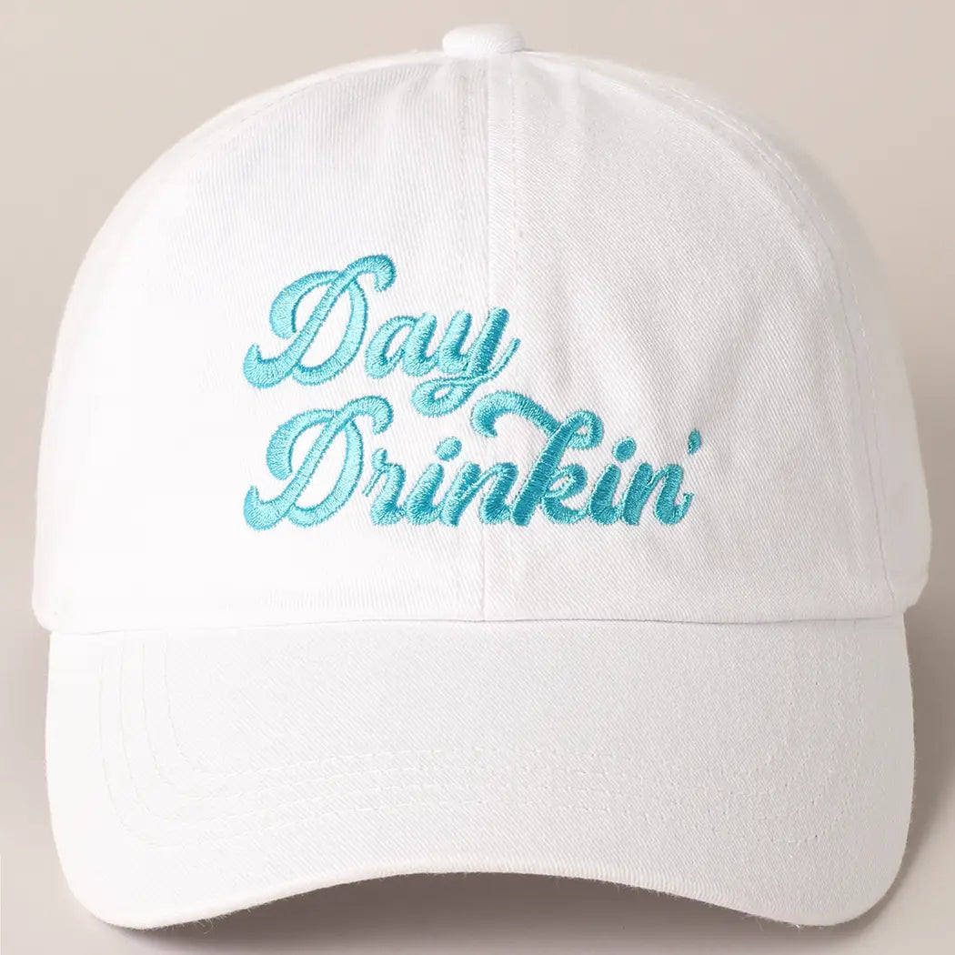 Day Drinkin' Embroidered Baseball Cap
