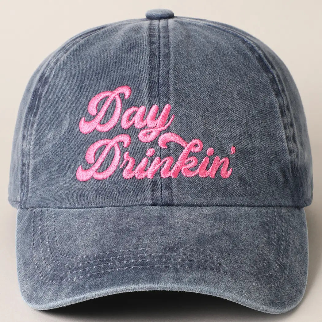 Day Drinkin' Embroidered Baseball Cap