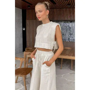 Phoebe 2-Piece Linen Set