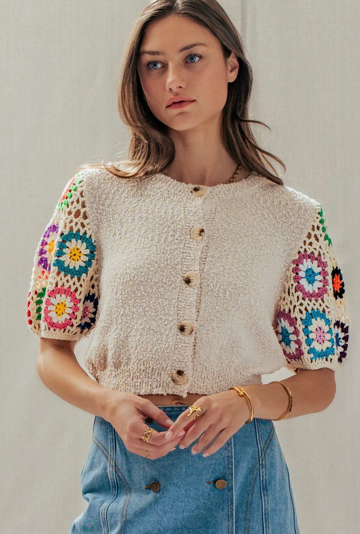 “Granny” Crochet Top