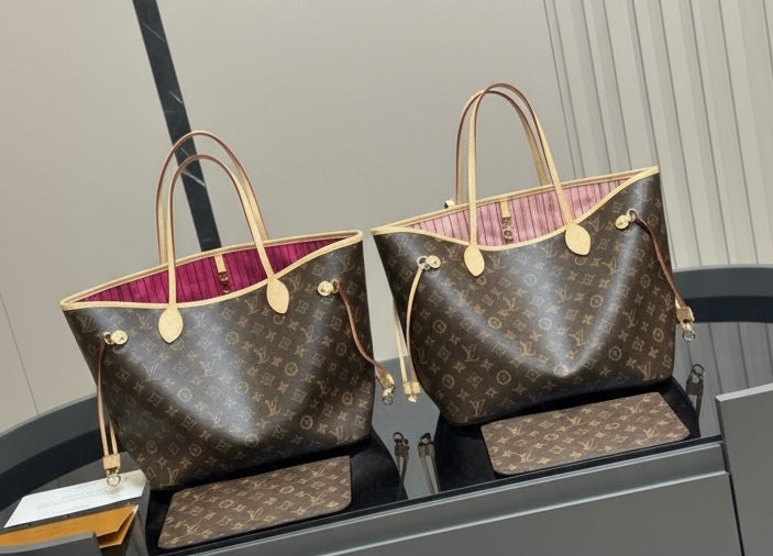 Monogramed Double Handle Bag