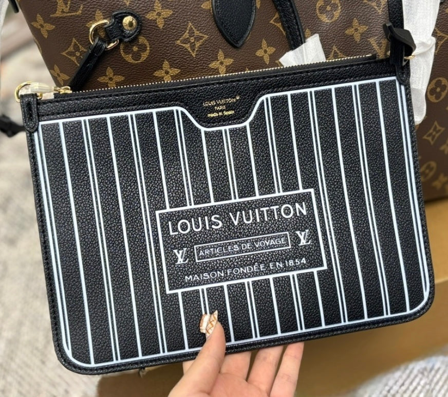 Monogramed Double Handle Bag