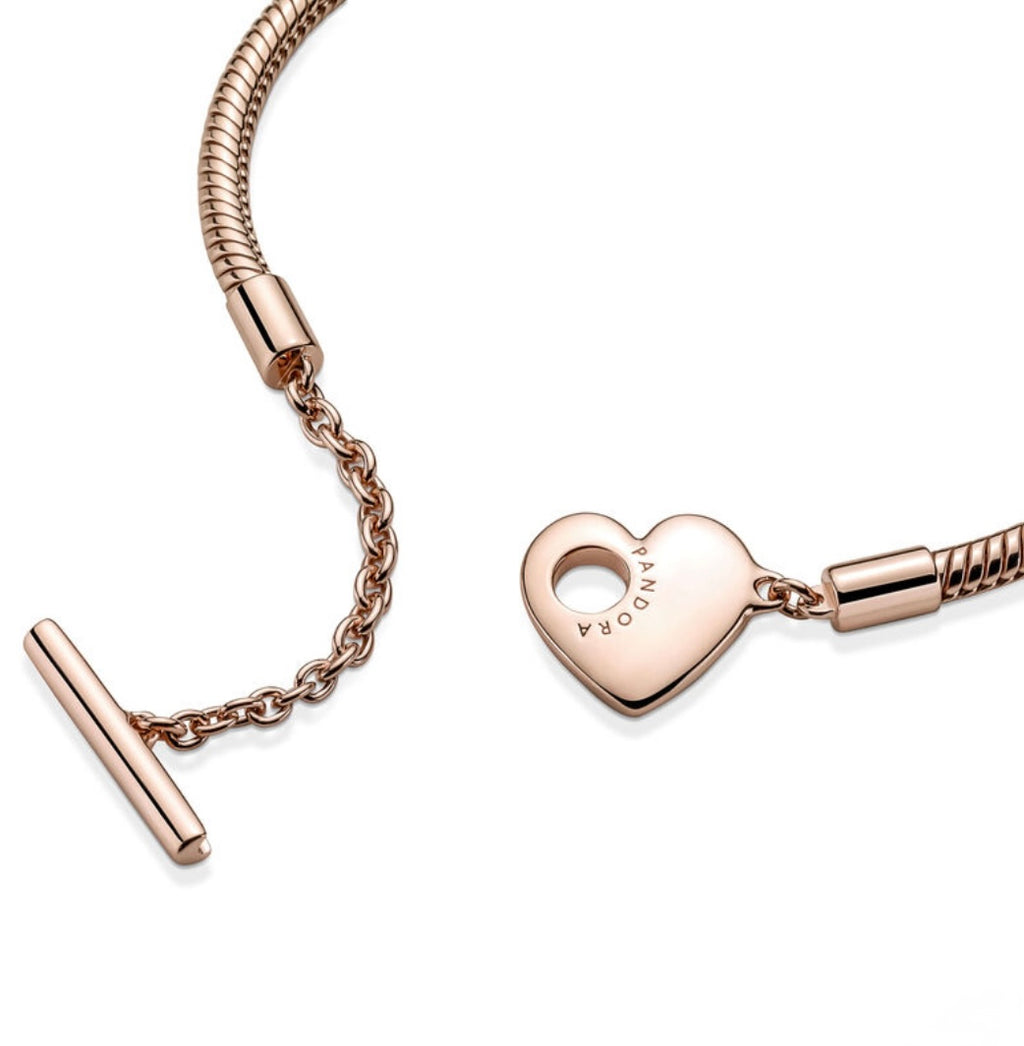 Heart T-Bar Bracelet
