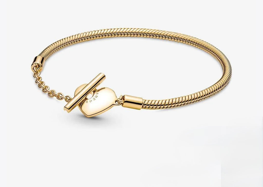 Heart T-Bar Bracelet