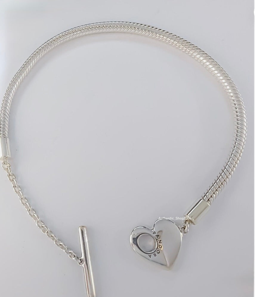 Heart T-Bar Bracelet