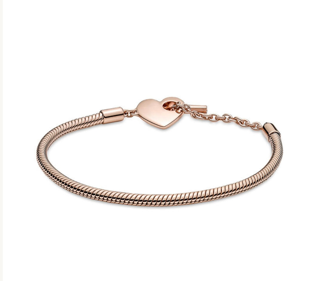 Heart T-Bar Bracelet