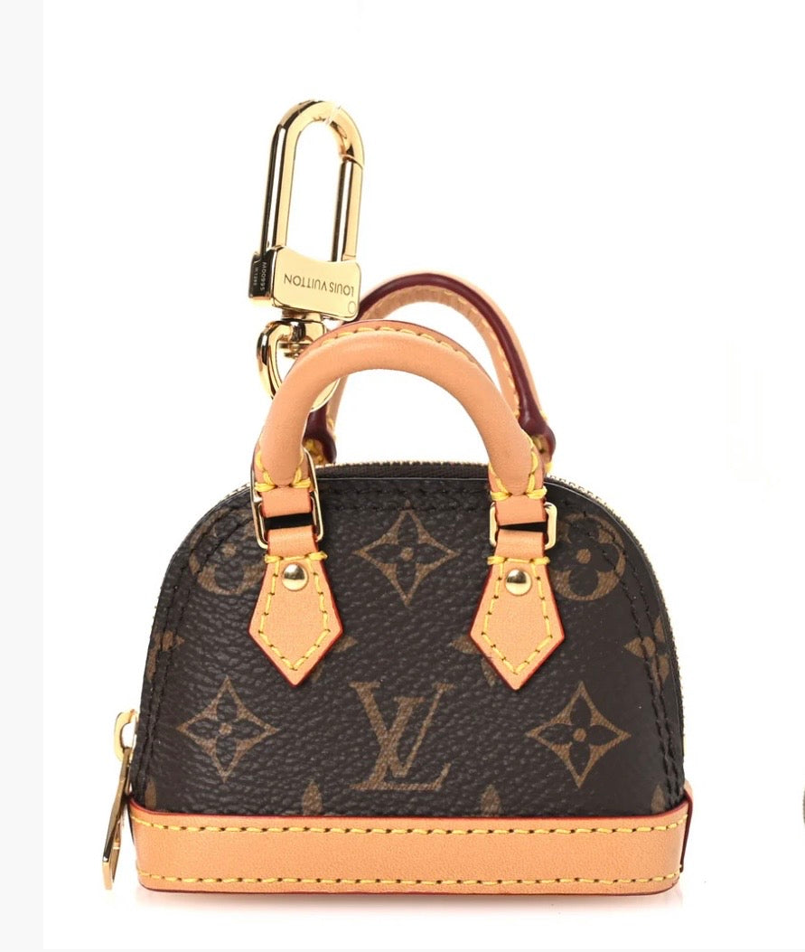 Monogram Micro Alma Bag Charm