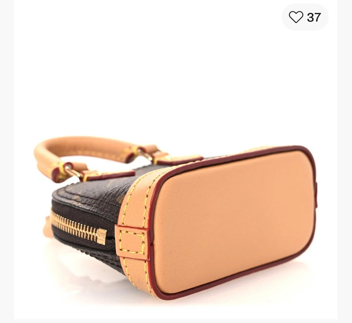 Monogram Micro Alma Bag Charm