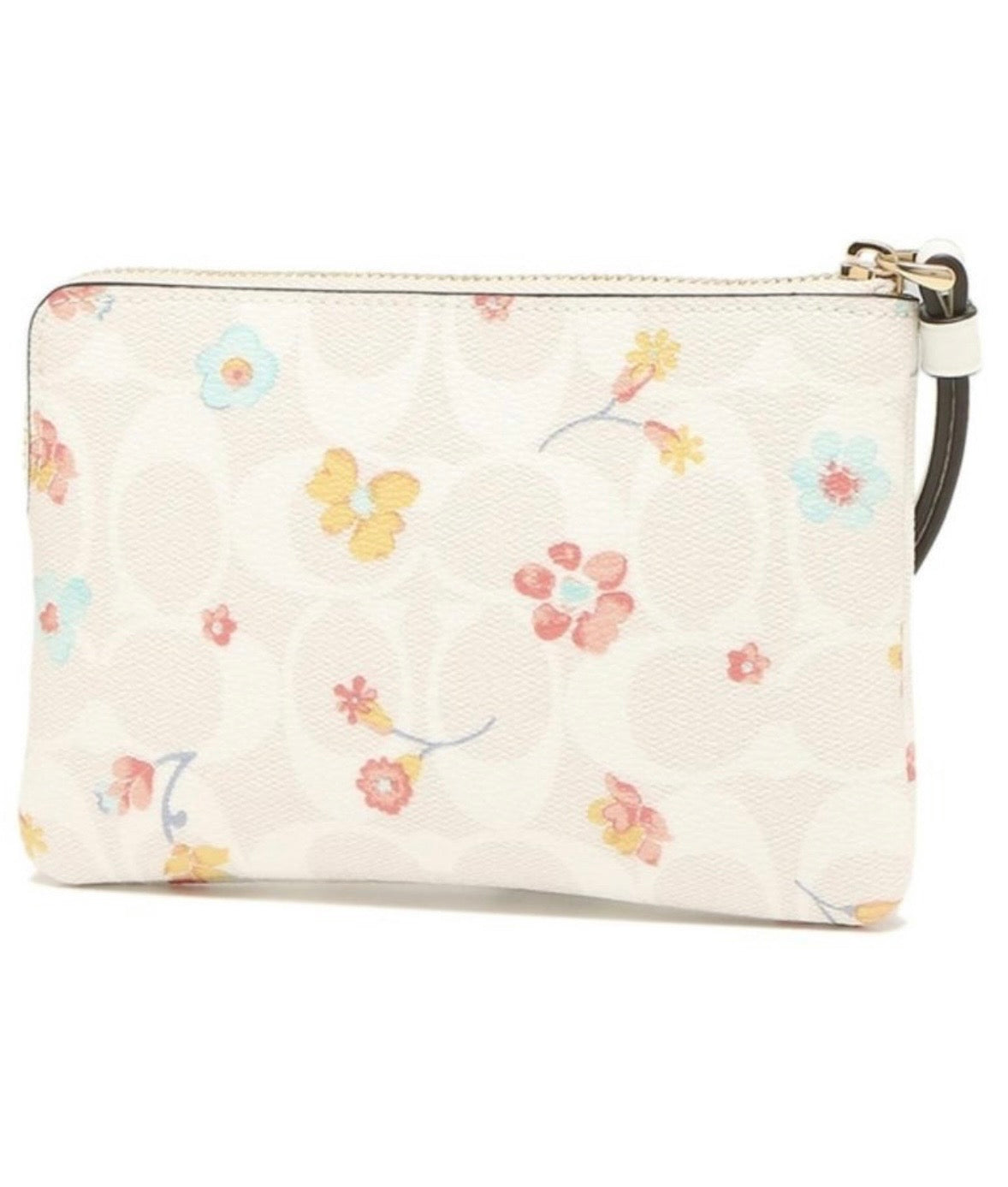 Mystical Floral Corner Zip Wristlet