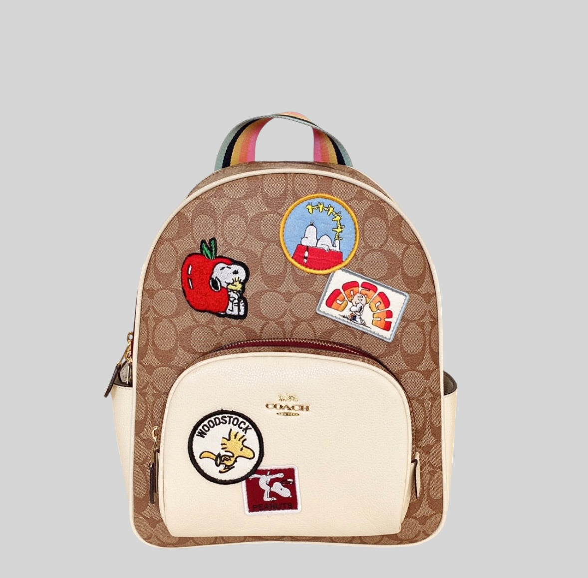 Peanuts Court Backpack in Signature Canvas