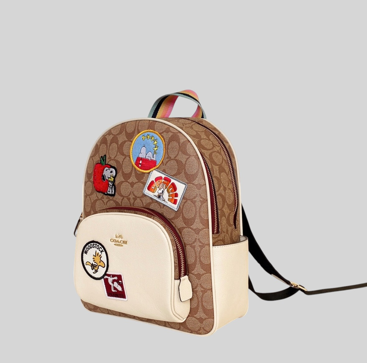 Peanuts Court Backpack in Signature Canvas