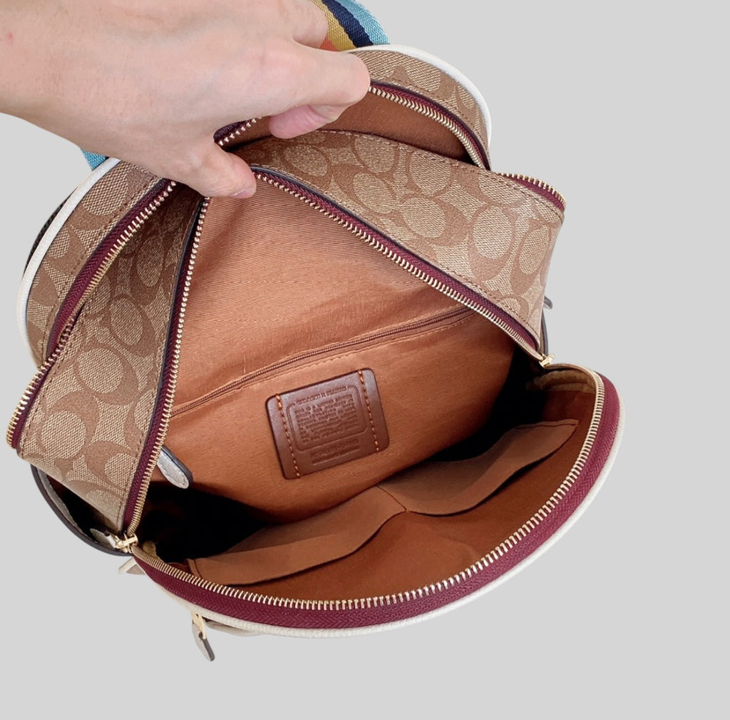 Peanuts Court Backpack in Signature Canvas