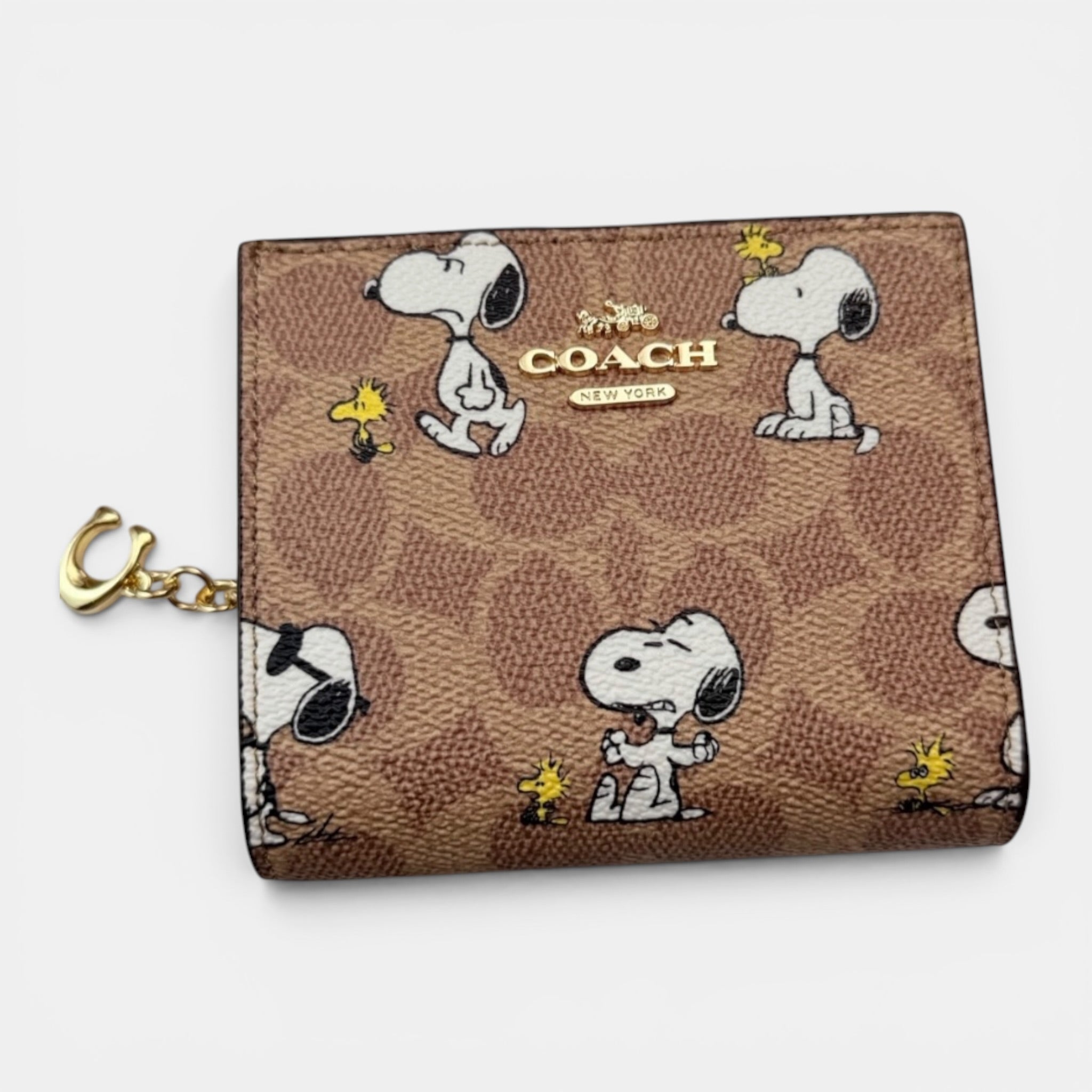 Peanuts Snap Wallet in Signature Canvas