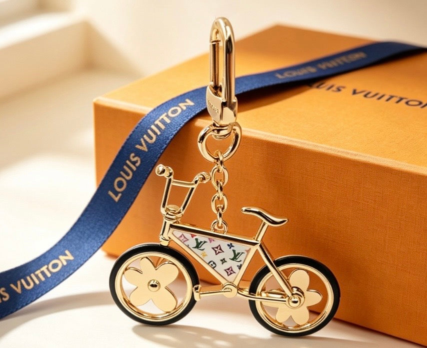 Tyler & Louis Monogram Bike Keychain/Bag Charm