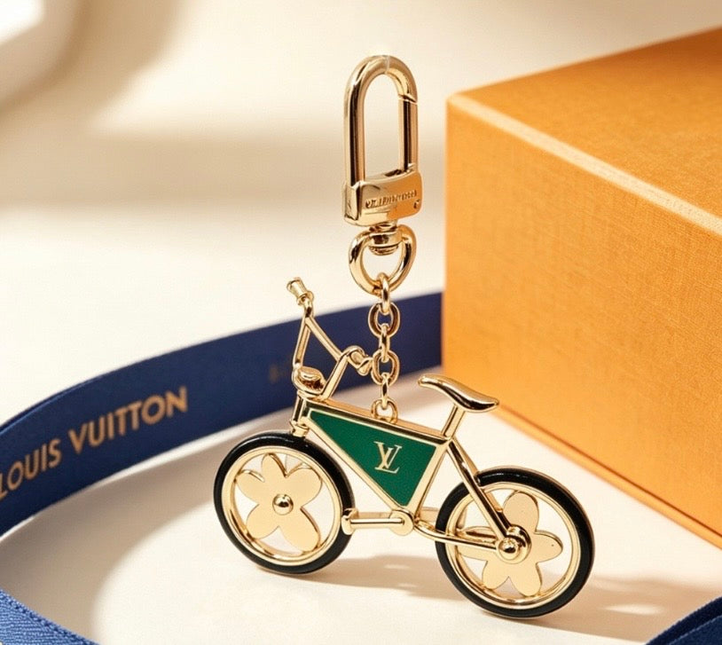 Tyler & Louis Monogram Bike Keychain/Bag Charm
