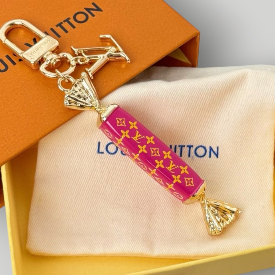 Monogramed Sweets Key Chain/Bag Charm
