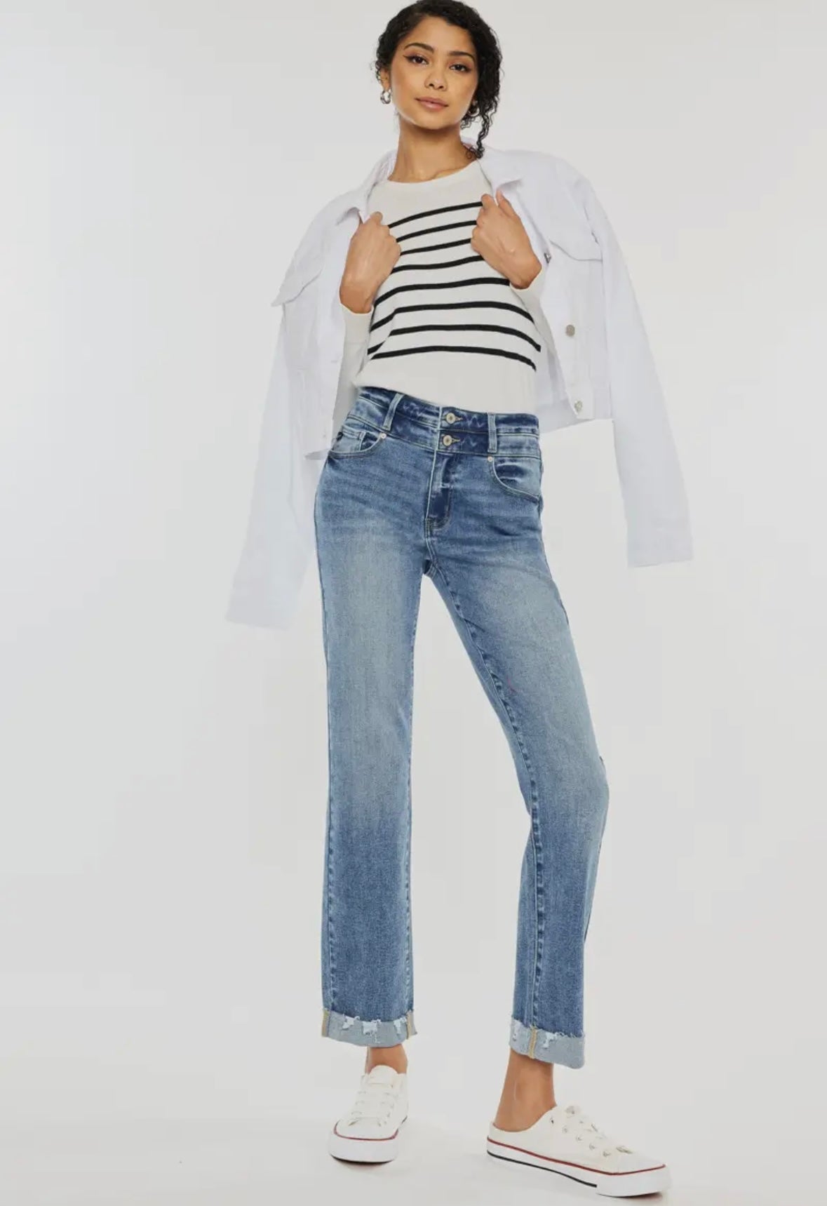 KanCan High Rise Slim Straight Jeans