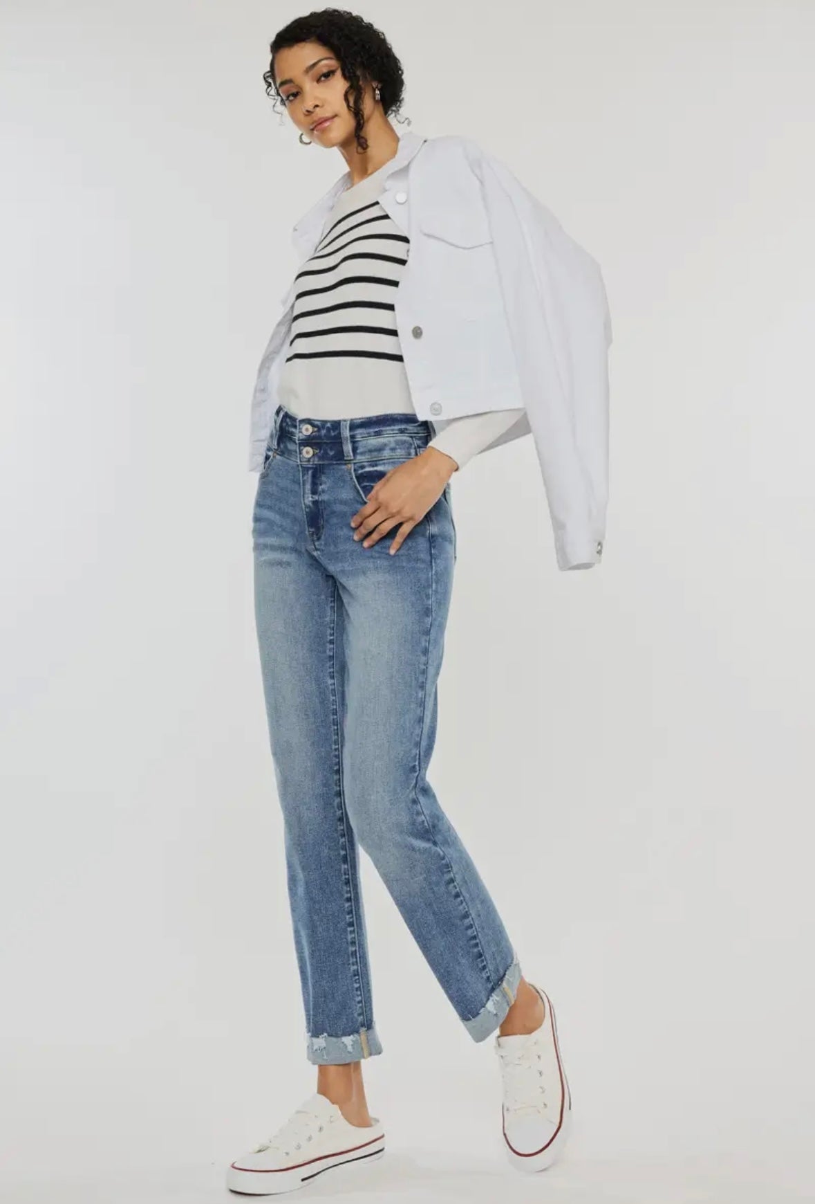 KanCan High Rise Slim Straight Jeans
