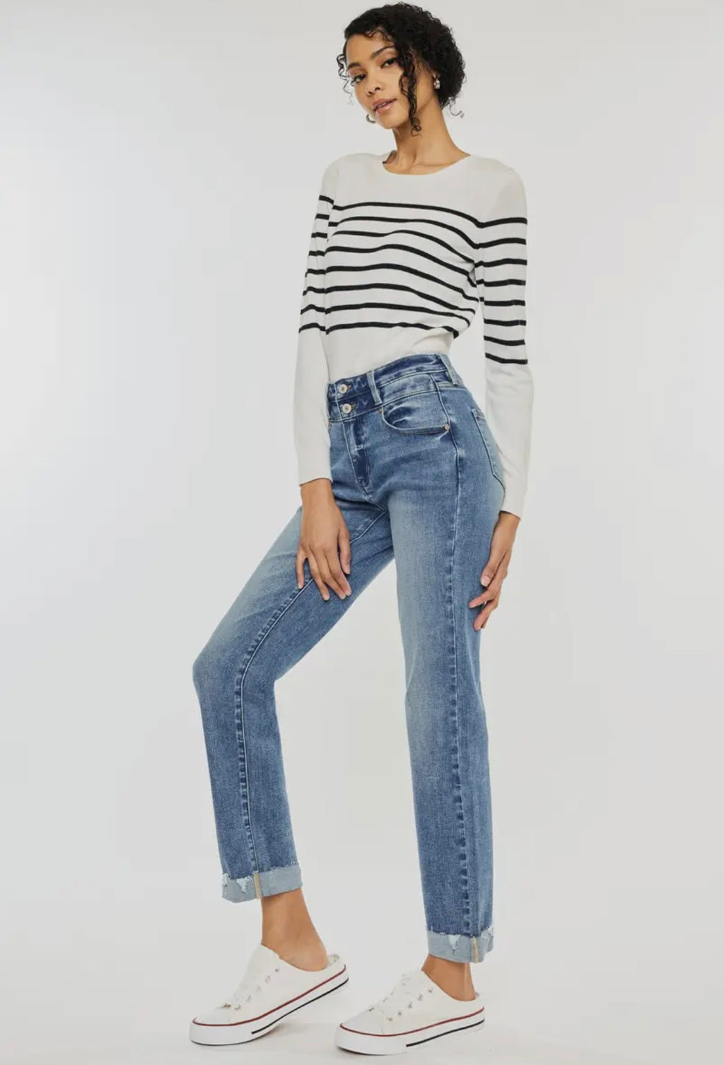 KanCan High Rise Slim Straight Jeans