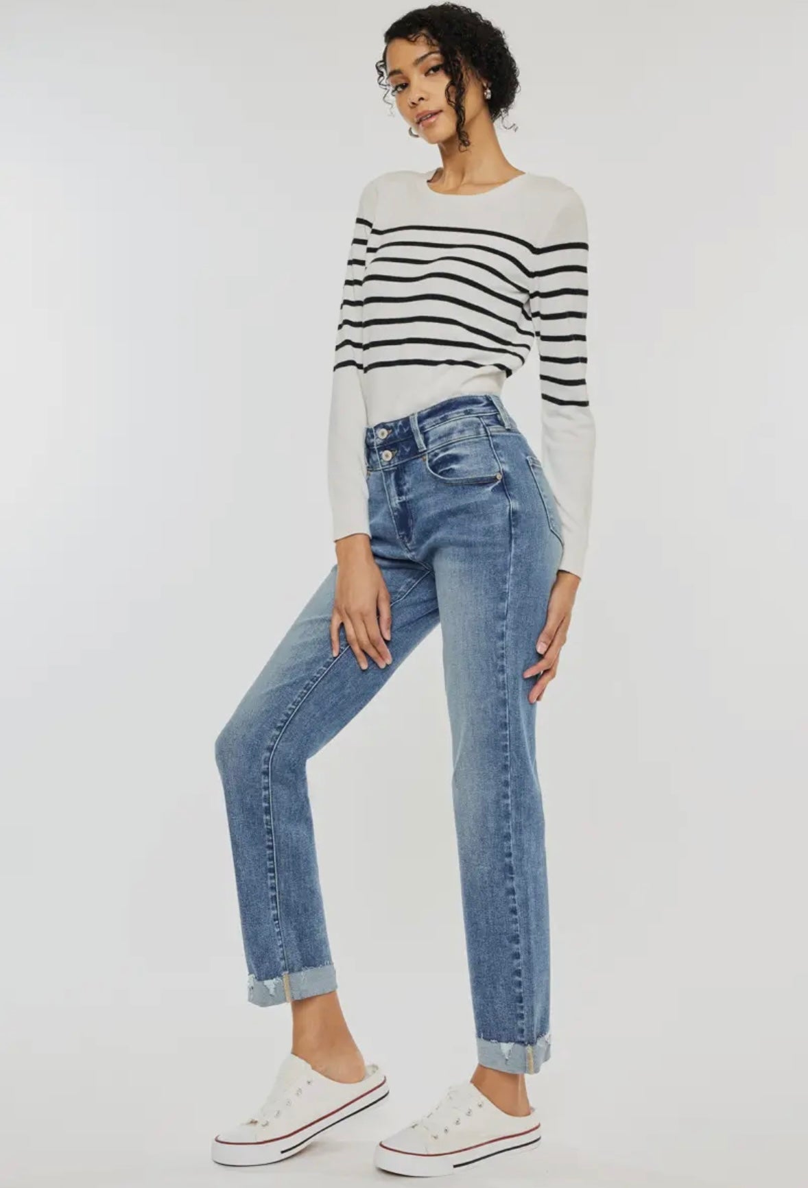 KanCan High Rise Slim Straight Jeans