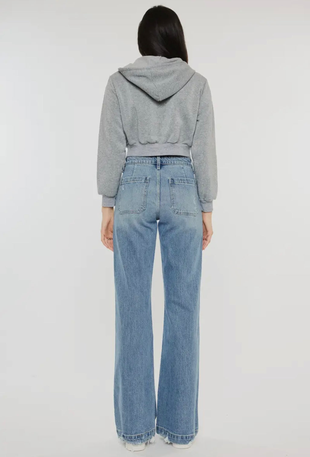 KanCan High Rise Wide Flare Jeans