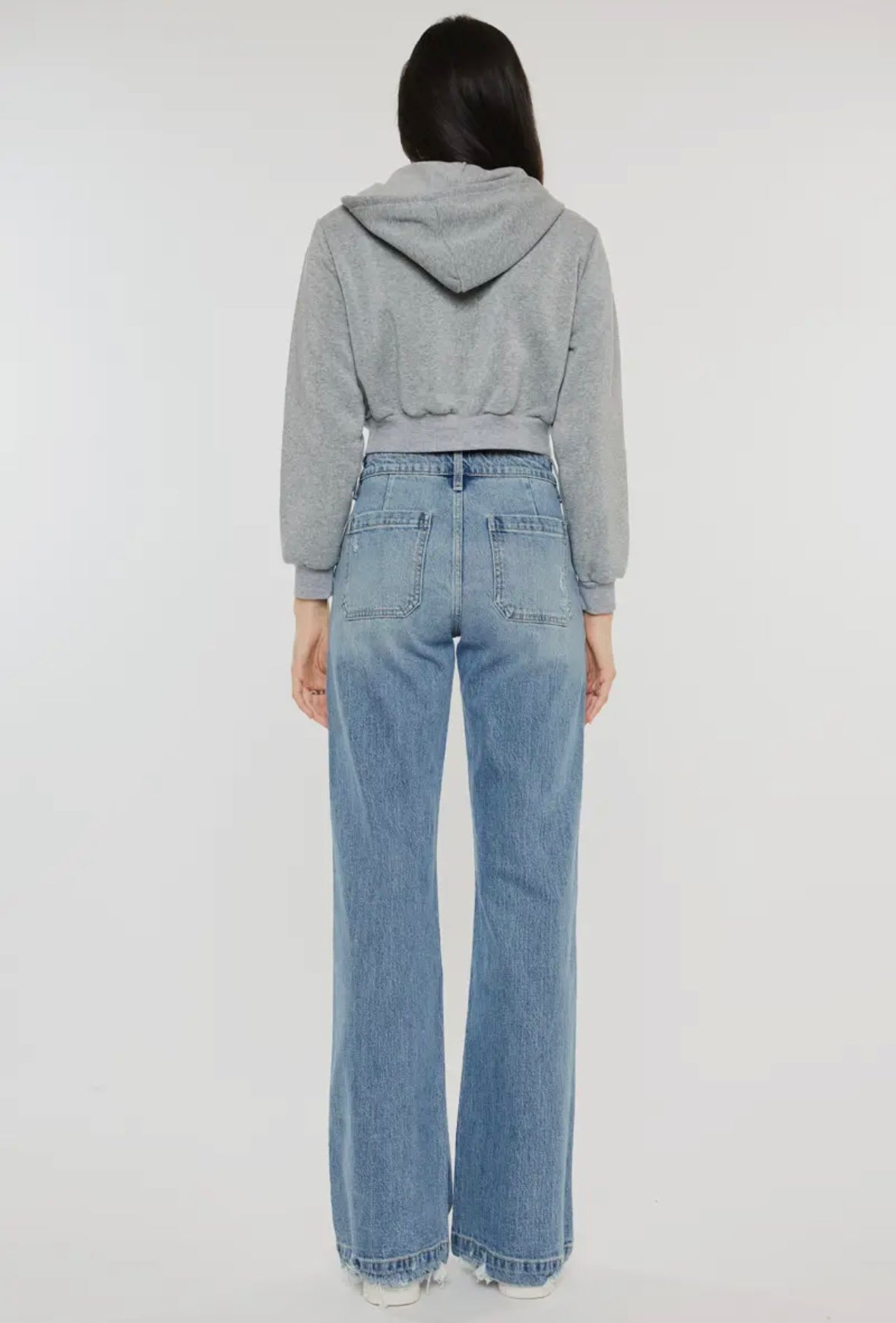 KanCan High Rise Wide Flare Jeans