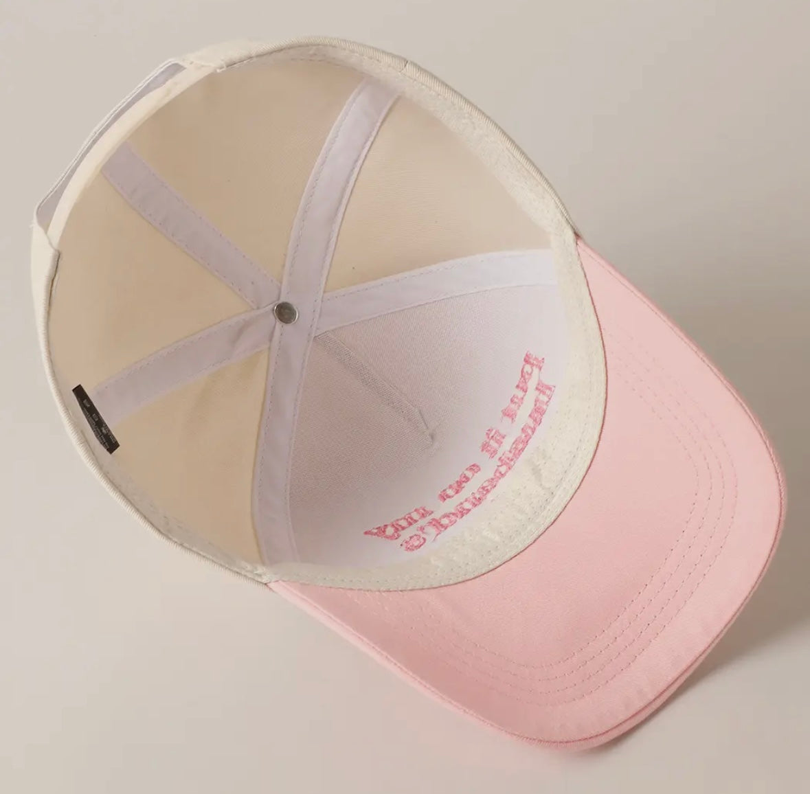 'put it on my husband's tab' Embroidery Canvas Cap