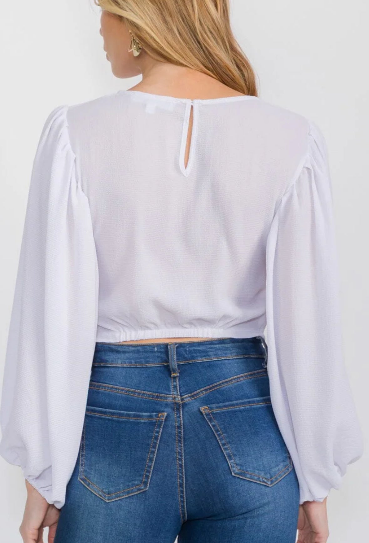 Long-Sleeved Crop Top