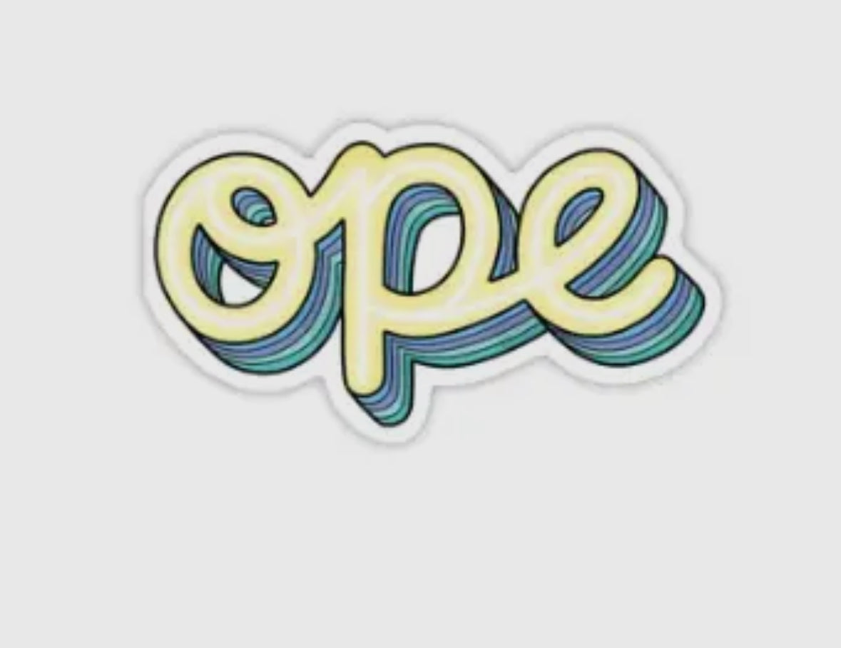 Ope -- Midwest Vinyl Sticker