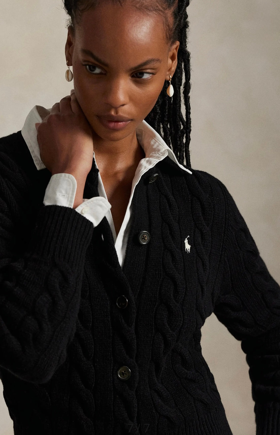 Fine Ribbed Cardigan Sweater