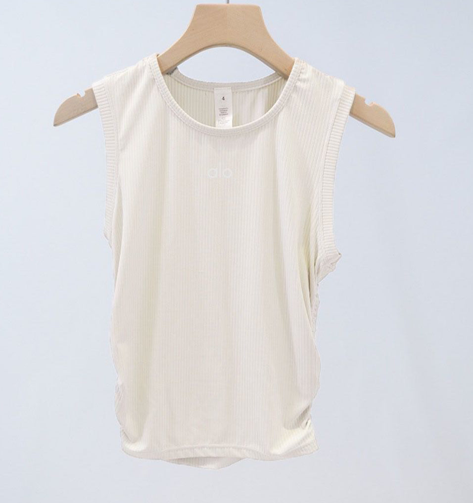 Ribbed En Pointe Tank by ALO