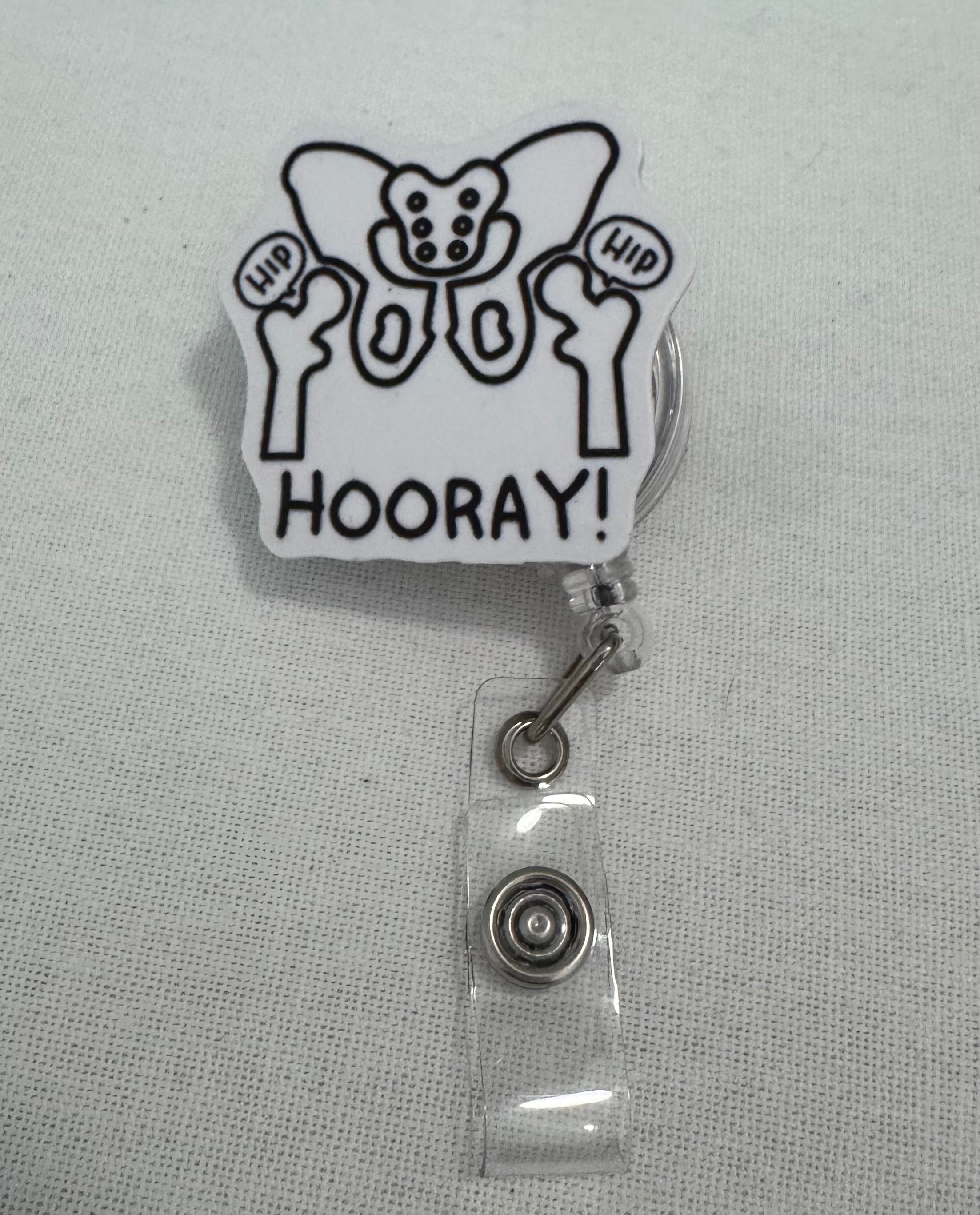 Hip HiP HOORAY Badge Reel