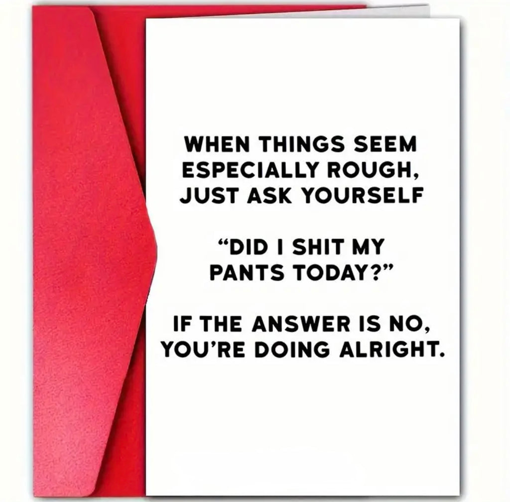"When Things Seem Rough" Greeting Card