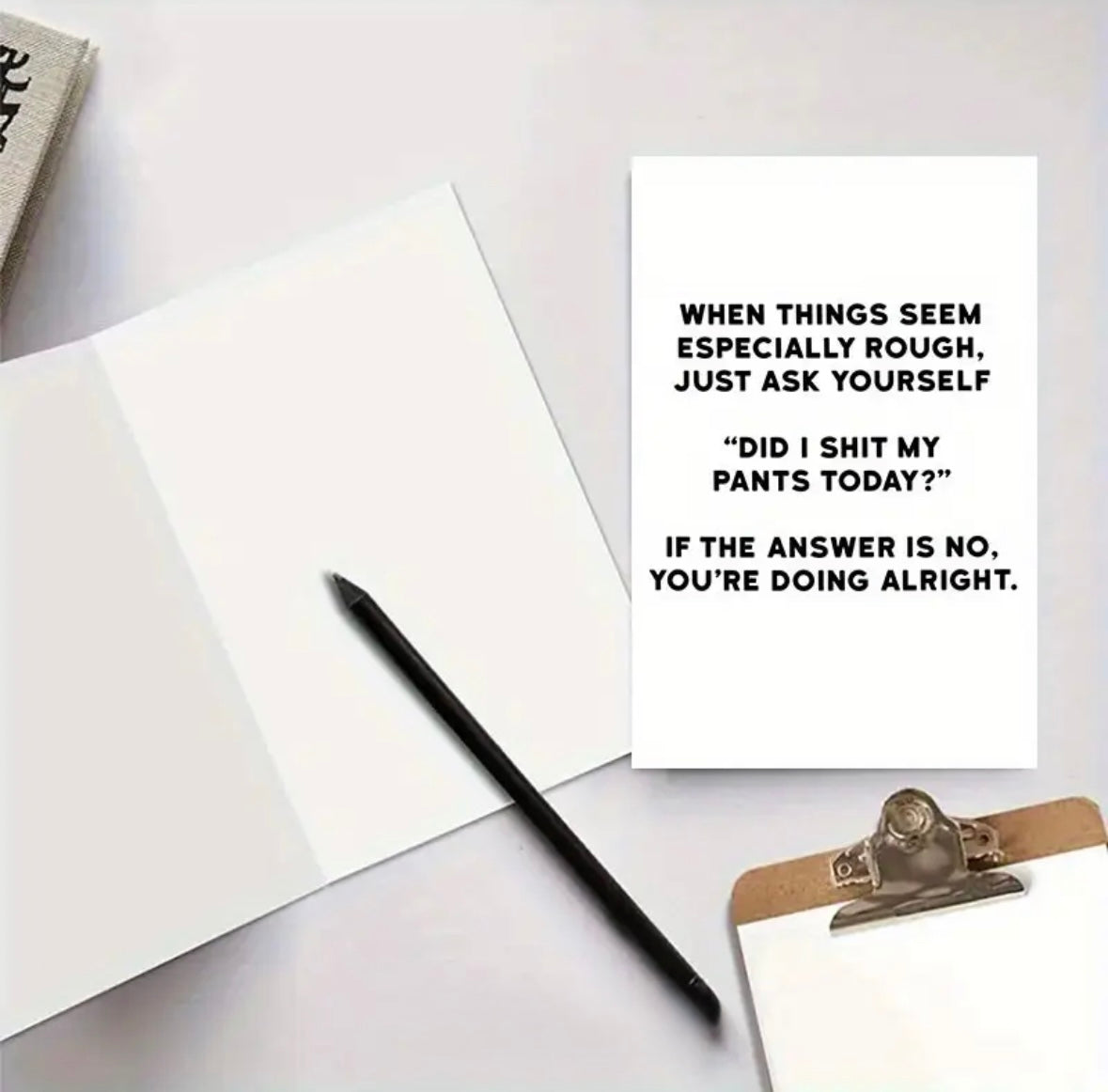 "When Things Seem Rough" Greeting Card