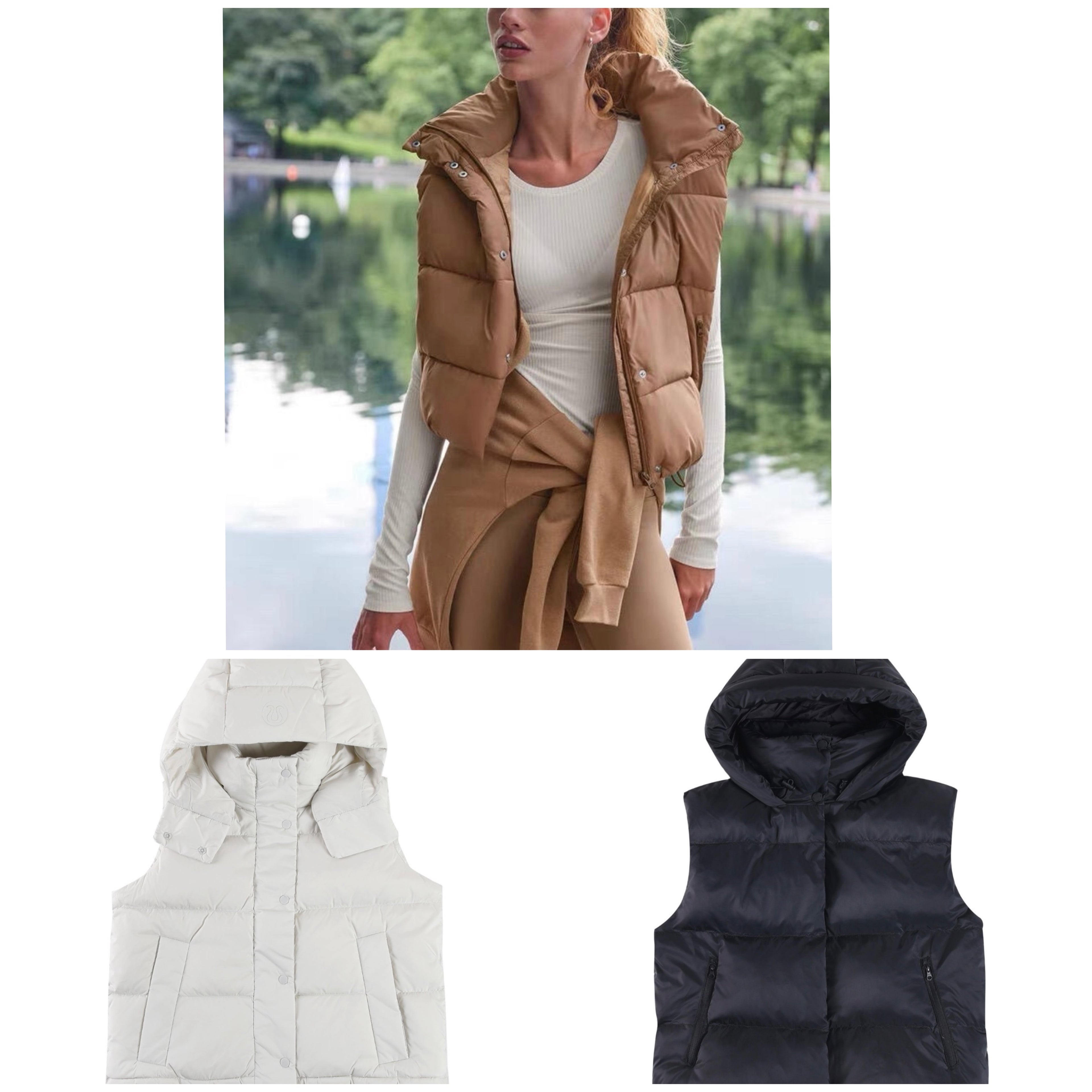 Gold Rush Puffer Vest by ALO