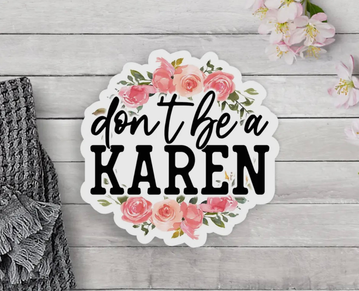 Karen Vinyl Sticker