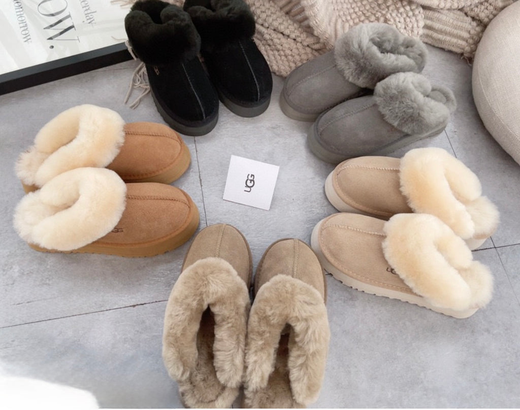 UGG Disquette Platform Slippers