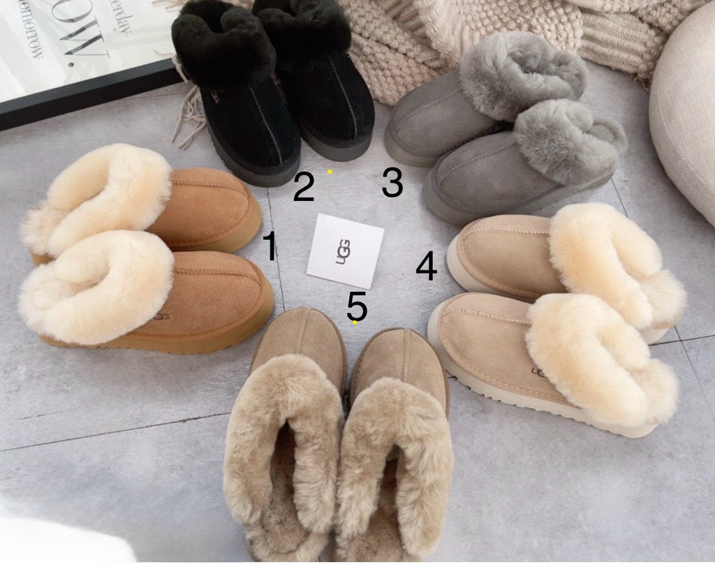 UGG Disquette Platform Slippers