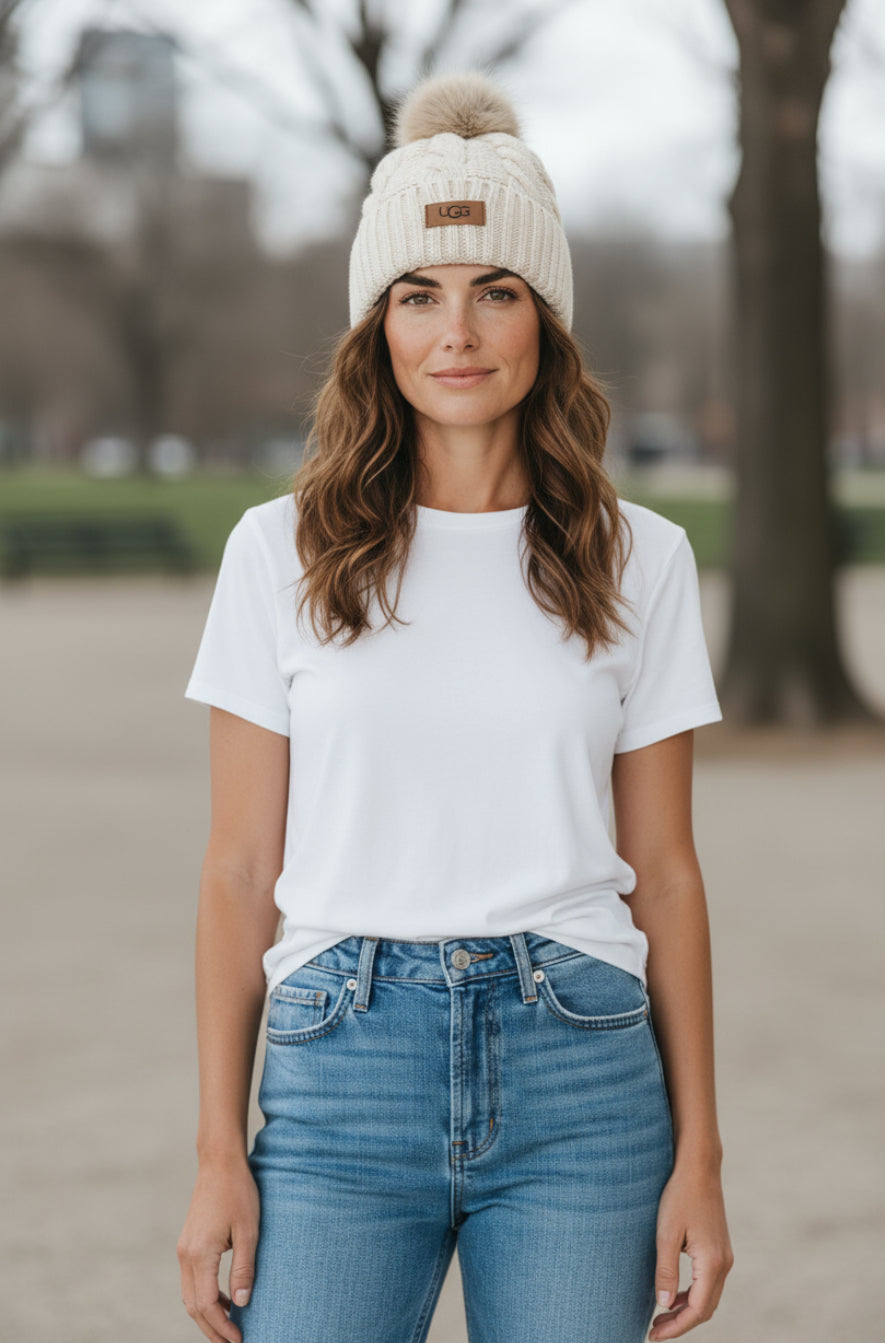 Winter Hat with Pom Pom by UGG