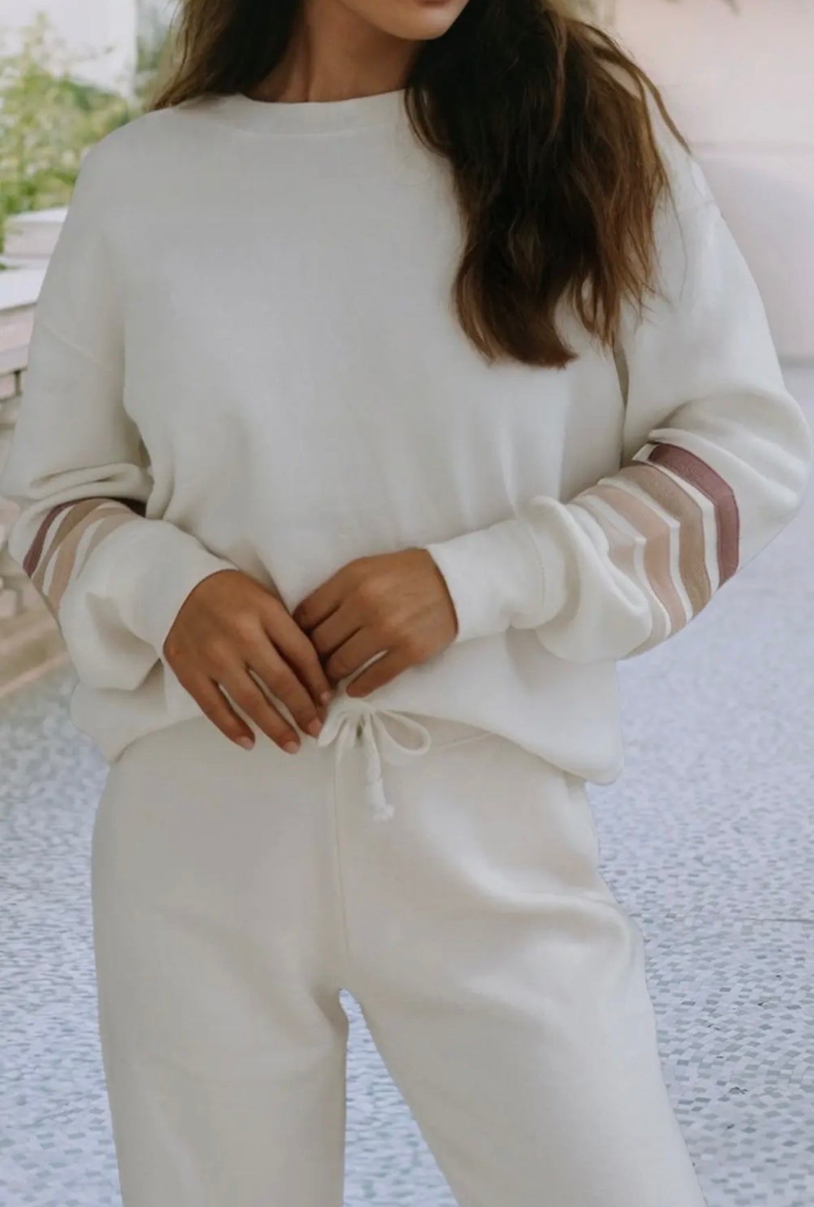 "Stripe 3 - You're In!"  2-Piece Casual Set