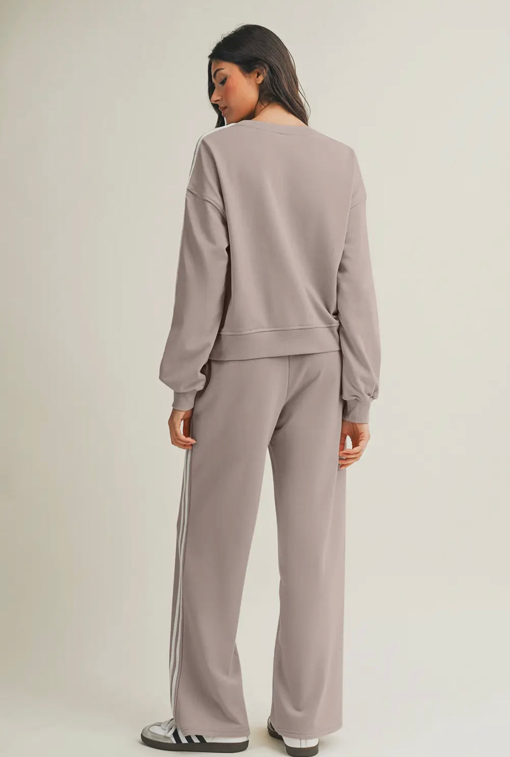 Varsity Striped Jumpsuit Set