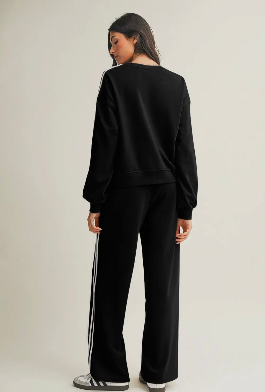 Varsity Striped Jumpsuit Set
